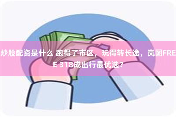 炒股配资是什么 跑得了市区，玩得转长途，岚图FREE 318成出行最优选？