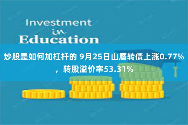 炒股是如何加杠杆的 9月25日山鹰转债上涨0.77%，转股溢价率53.31%